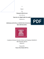 HPP Interview Report Format PDF