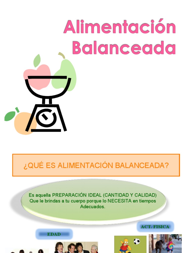 Alimentación Balanceada y Salud | PDF | Salud y bienestar