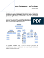 Unidad3y4 Organigrama de Un Restaurante y Sus Funciones PDF