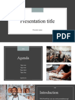 Presentation on PowerPoint Features
