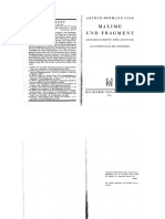 Arthur-Herman Fink - Maxime Und Fragment PDF