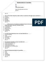 Question Bank For 1st Secondary PDF