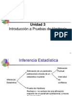 Introducción a Pruebas de Hipótesis