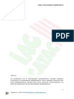 14.1 Tema 14 - Procediment - Administratiu PDF