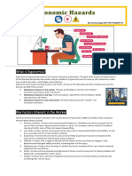 Ergonomic Hazards at Workplace Workplace PDF