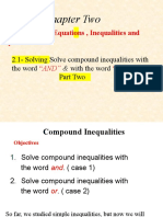2.1 Compound Inequality