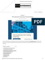 Web Application Penetration Testing Roadmap