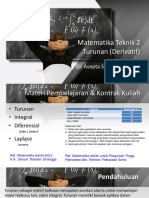 Matematika Teknik 2: Turunan dan Integral