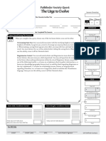 Pathfinder Society Quest: The Urge to Evolve