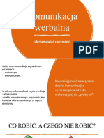 Komunikacja Werbalna - Prezentacja