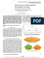 A Comparative Review of IPv4 and IPv6 For Research Test Bed PDF