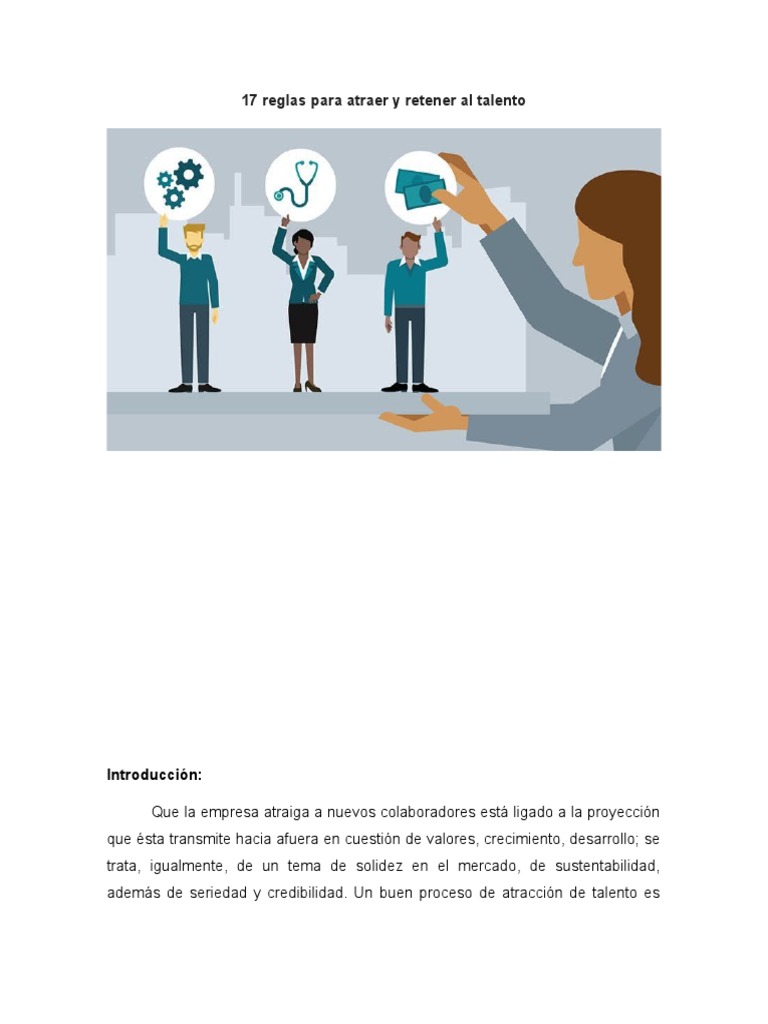 Atraer y Retener Talento Efectivamente | PDF