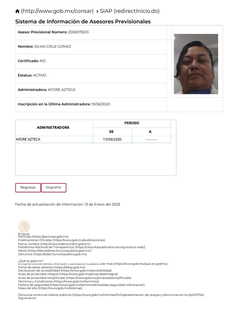 Sistema de Información de Agentes Promotores - SIAP PDF | PDF