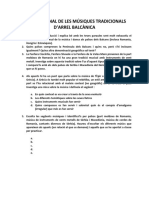 Activitat Final de Les Músiques Tradicionals D