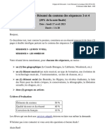 Evaluation No.2 - Resume Sequences 3 Et 4 Consignes H23 PDF