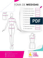 Medidas corporales para confección de ropa