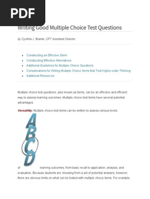 Writing Good Multiple Choice Test Questions.docx