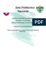 Programa Descuento de 5 Productos de Una Tienda de Prestigio