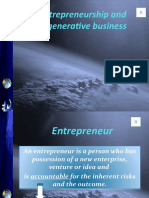 Lesson 6 Entrepreneurship and Regenerative Business