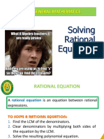 Solving Rational Equations PDF