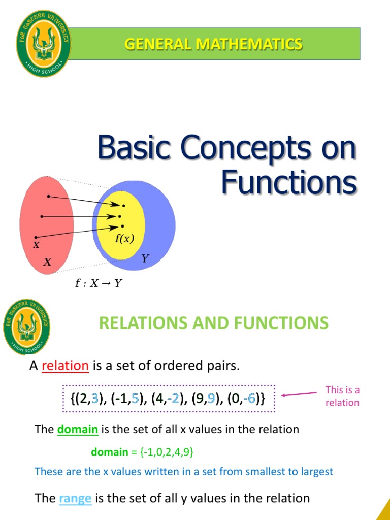 Basic Concepts on Functions | PDF