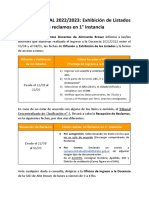 Exposicion y Reclamo Al L. Oficial 2023 PDF
