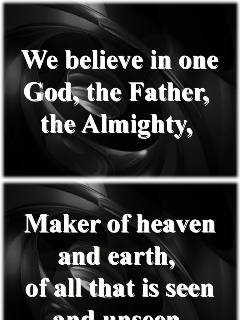 Nicene Creed | PDF