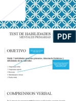 Test de Habilidades Mentales Primarias Práctica