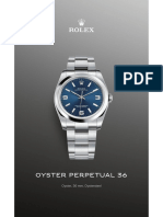 Rolex TimeJust Blue Dial 36 PDF