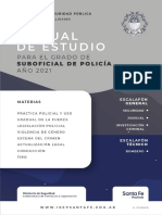 Manual 2021 + Guía de Estudio - Suboficial de Policía - General PDF