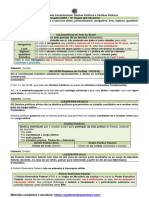 Simulado de Direito Constitucional Direitos Politicos e Partidos Politicos 29.09.2021 PDF