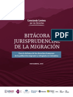 Bitacora Jurisprudencial de La Migracion PDF