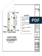 Planos de localización y estacionamiento de proyecto habitacional y comercial