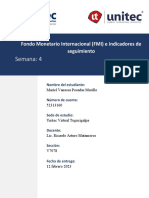 TAREA 4.1 Fondo Monetario Internacional (FMI) e Indicadores de Seguimiento