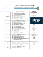 Takwim Panitia Bahasa Inggeris 2018