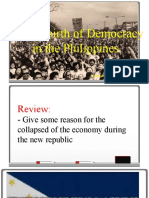TPO 19 Civics 6 - The Rebirth of Democracy in The Philippines