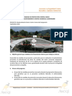Programa de Protecciòn Contra Caidas Proyecto Mantenimiento Centro Comercial Campanario PDF