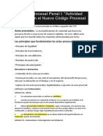 Derecho Procesal Penal I