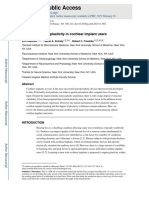 Auditory Cortical Plasticity in Cochlear Implant Users PDF