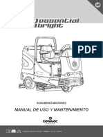 Uso y Mantenimiento Comac c85b Fregadora