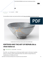 KINTSUGI AND THE ART OF REPAIR - Life Is What Makes Us - by Andrea Mantovani - Medium PDF
