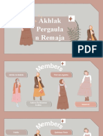 Akidah Akhlak Pergaulan Remaja