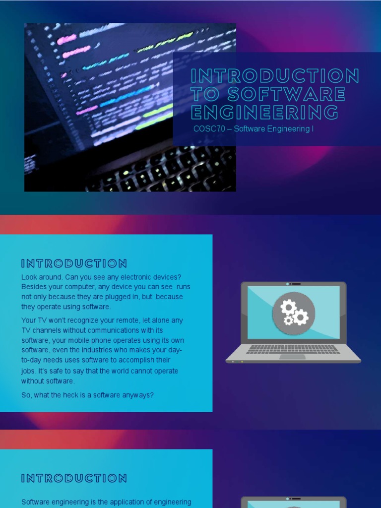 Lesson1-Intro To Software Engineering PDF | Download Free PDF ...