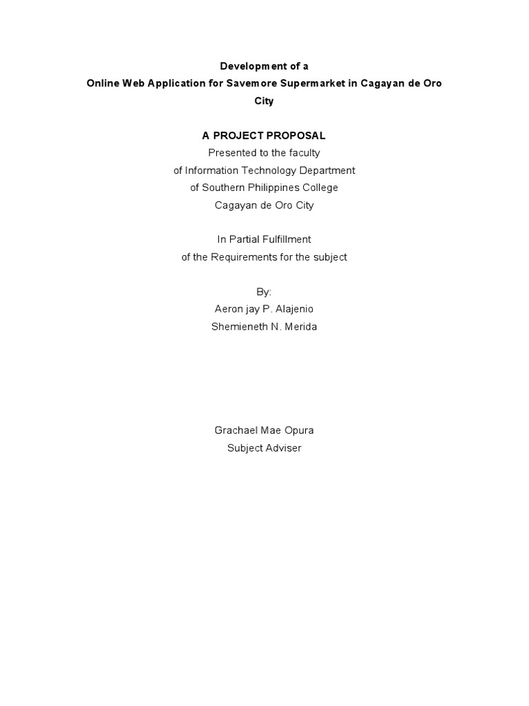 development-of-savemore-supermarket-pdf