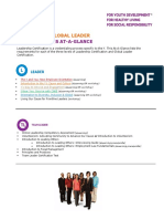 Leadership Global Leader Certifications at A Glance 2019