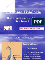 Anatomia e Fisiologia do Sistema Respiratório