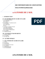 Anatomie de L'oeil PDF