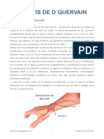 Tendinitis de Dquervain