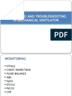 Monitoring and Troubleshooting in Mechanical Ventilator