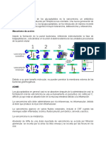 Glicopeptidos, Lincosamidas, Macrolidos y Carbapenemicos